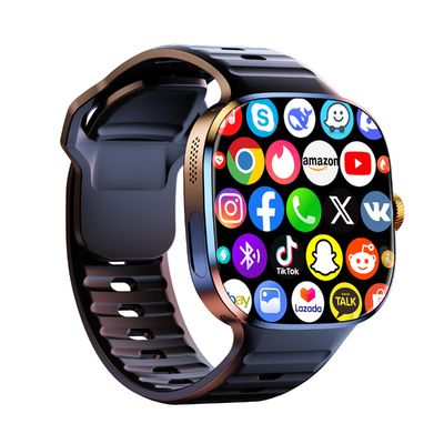 IP67 Waterproof 2025 M99 4G SIM Card Smart Watch with Phone BT Call NFC GPS Deepseek Youtube Tiktok Whatsapp Support